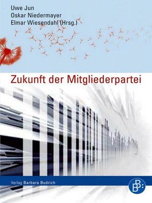 cover image of Die Zukunft der Mitgliederpartei